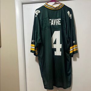 Vintage Green Bay Packers, Brett Favre jersey number four Reebok brand